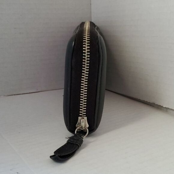 COACH Wallet Hampton Signature C Black Jacquard Leather Trim WOMEN'S WOMAN'S - Picture 3 of 16